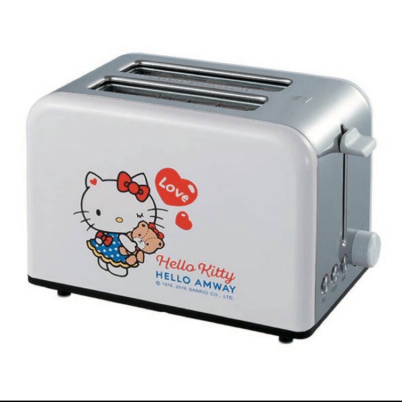 全新✨HELLO KITTY X HELLO AMWAY 多功能烤麵包機 純淨白 HK-TS01