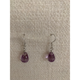 ✨ Vacanza Accessory假期飾品，紫色水晶耳環 | 9成新