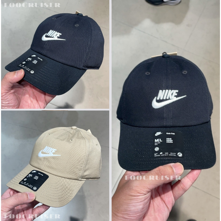 [ NIKE ] CLUB WASH CAP 中性 刺繡 休閒帽 運動帽 棒球帽 戶外 FB5368-011/247
