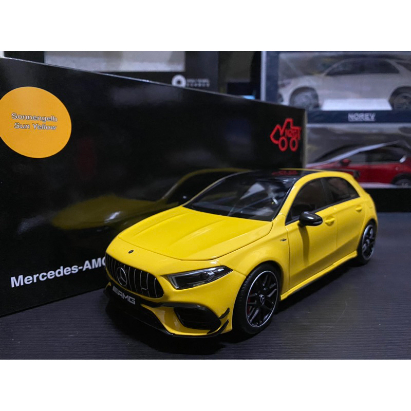 【ERIC】1:18 1/18 Kiloworks NZG Mercedes-Benz A45 A45S AMG 黃色