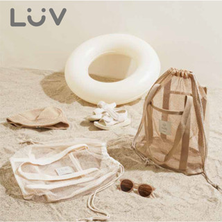 【LUV質感生活】兩用沙灘束口水桶袋