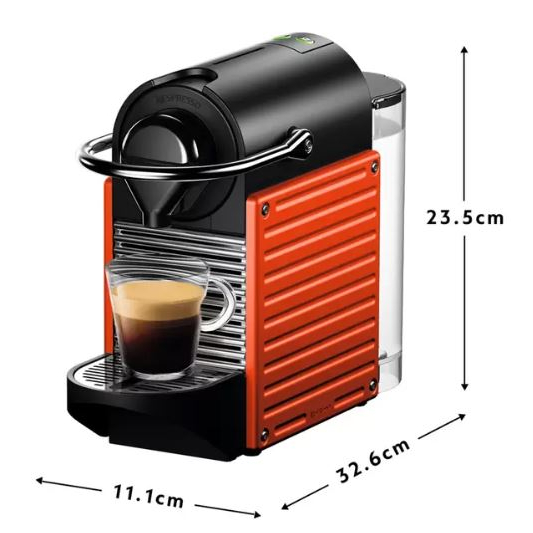 Nespresso Pixie 義式膠囊咖啡機 紅色 #140894