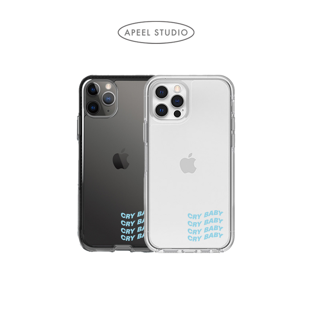 【現貨】【APEEL STUDIO】Cry baby iPhone 透明防摔保護殼 iPhone 15 14 13 12