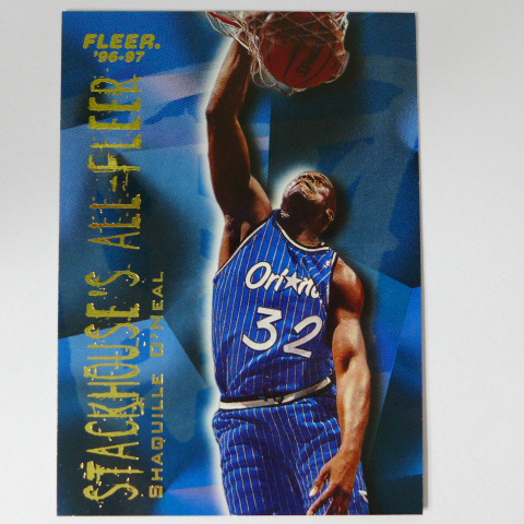 ~Shaquille O'Neal/俠客.歐尼爾~名人堂/大白鯊/超人 1996年FLEER.NBA特殊卡