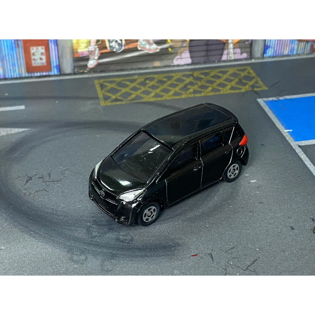 TOMICA-A02-無盒戰損-TOYOTA Ractis-黑