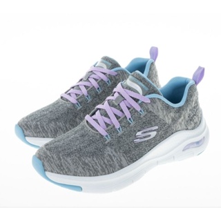 Skechers 寬楦 女鞋＜534＞ 輕量透氣 回彈虎減壓 灰紫 記憶鞋墊緩震慢跑鞋 健走鞋 150022WGYMT