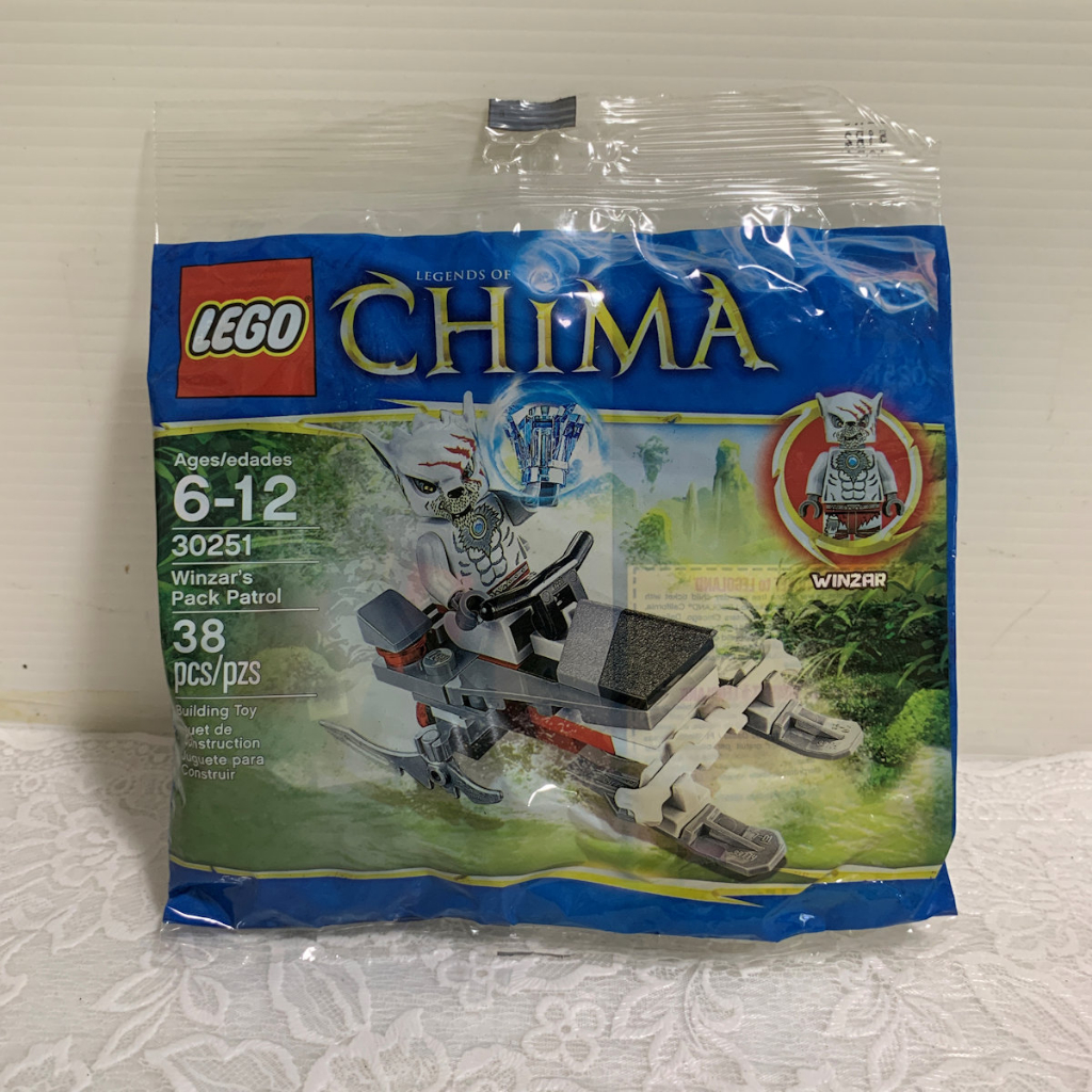 全新未拆現貨 LEGO Polybag 30251 Chima Winzar's Pack Patrol (絕版)