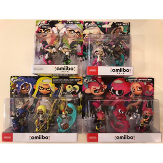 全新Switch Amiibo 斯普拉遁3 Splatoon 3漆彈大作戰3 漆彈3 三隻組合包亞織小螢小姬飯田觸手姐妹