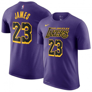 NIKE NBA lakers 湖人 LEBRON JAMES 短袖 T-shirt Dri-Fit CITY