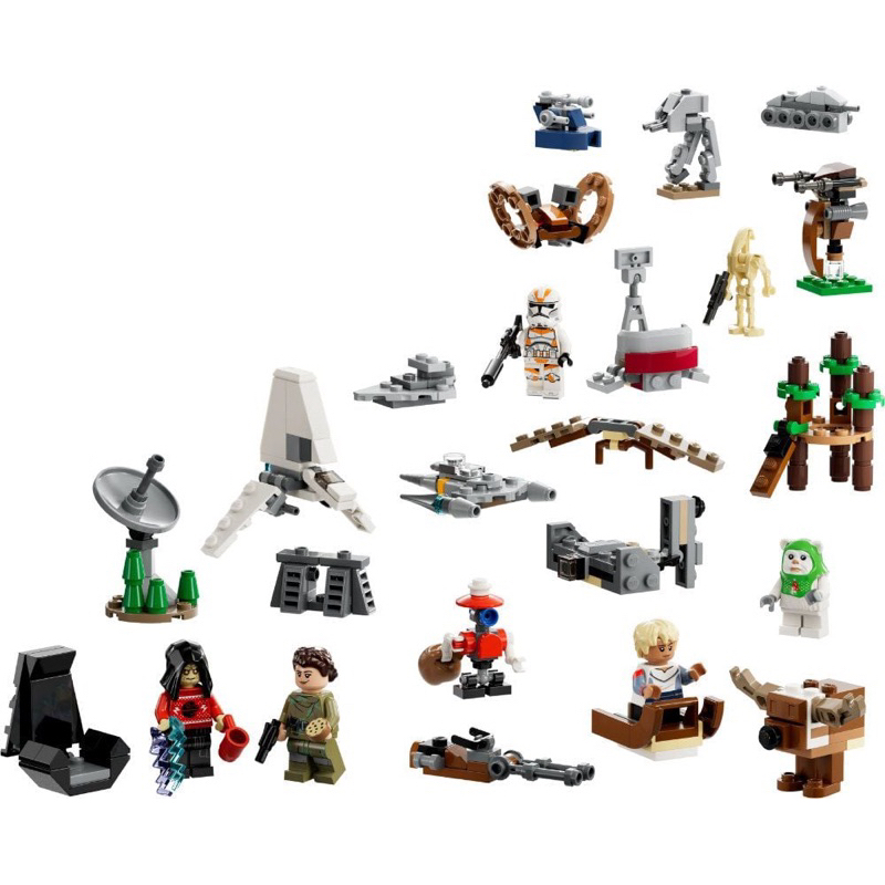 [大園拼哥］現貨 拆售 樂高 LEGO  Star Wars 星際大戰系列 75366  聖誕驚喜月曆