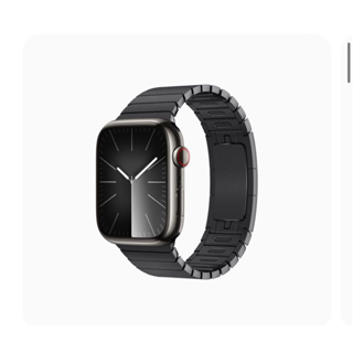 Apple Watch Series 6 (GPS + 行動網路)；44公釐石墨色不鏽鋼錶殼