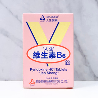 🔥每天補充維生素🔥人生製藥 人生維生素 B6 100錠