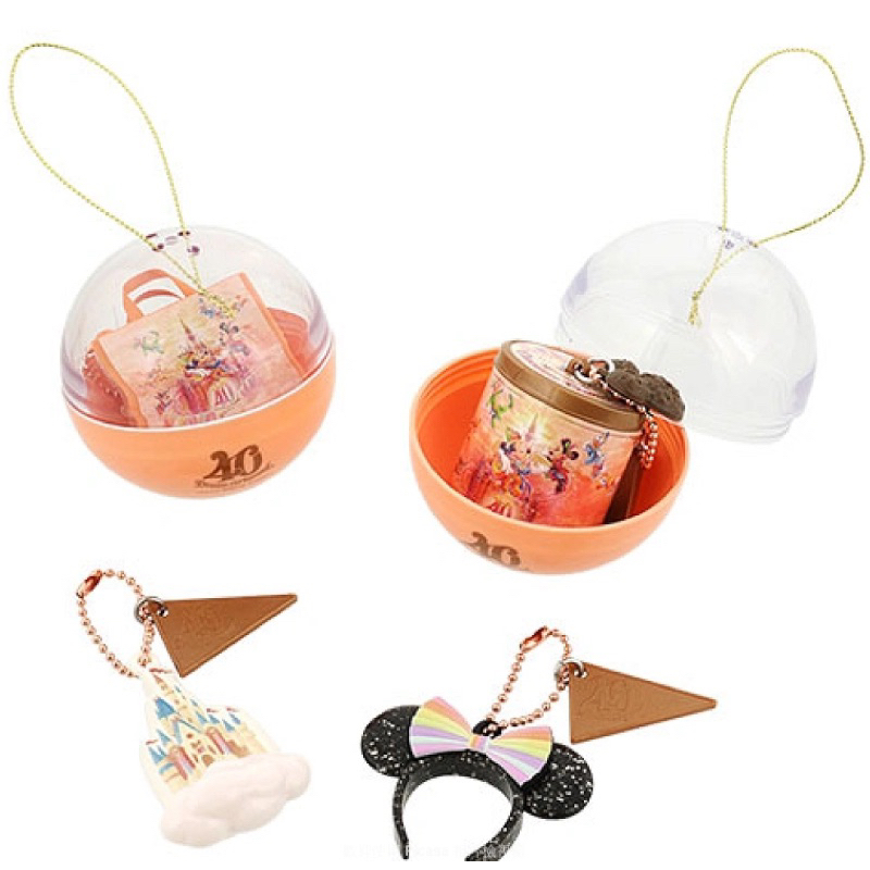 東京迪士尼樂園 40週年紀念 限定 扭蛋 城堡 購物袋 餅乾罐 髮箍 造型 吊飾 可挑款
