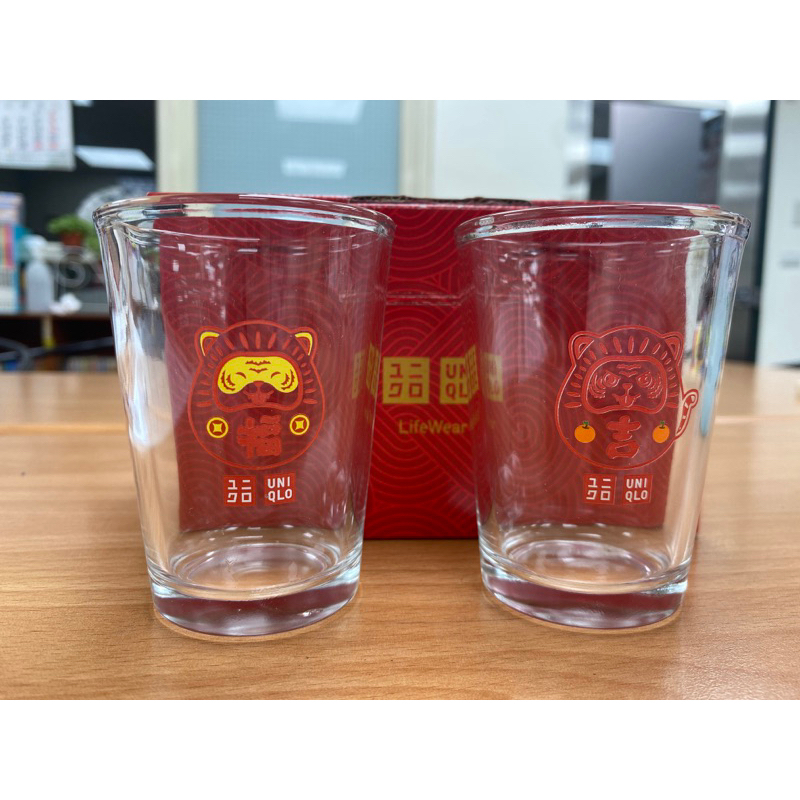 Uniqlo 精品 虎氣滿滿對杯組（2入）台灣製