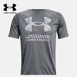 [全新正品] Under Armour Velocity Graphic Logo 短袖T恤 運動 排汗衣(M)