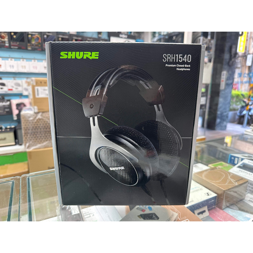 禾豐音響 加送耳機架 Shure SRH1540 旗艦級密閉式錄音室耳機 公司貨 兩年保固