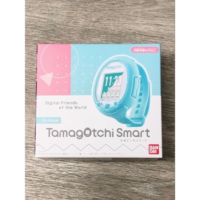 全新收藏品 Tamagotchi Smart 手錶 電子雞 日本進口 薄荷色 藍綠色