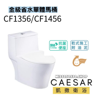 Caesar 凱撒衛浴 CF1356 CF1456 兩段省水馬桶 單體馬桶 省水單體馬桶 金級省水