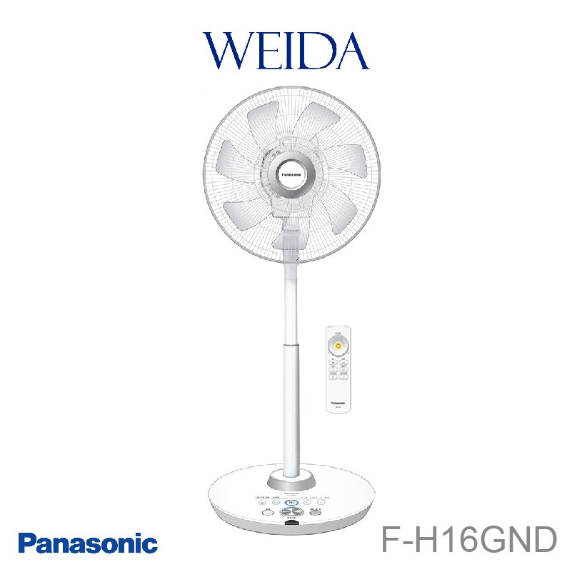 國際牌 Panasonic F-H16GND-K晶鑽棕  /F-H16GND科技灰 DC變頻立扇16吋 公司貨