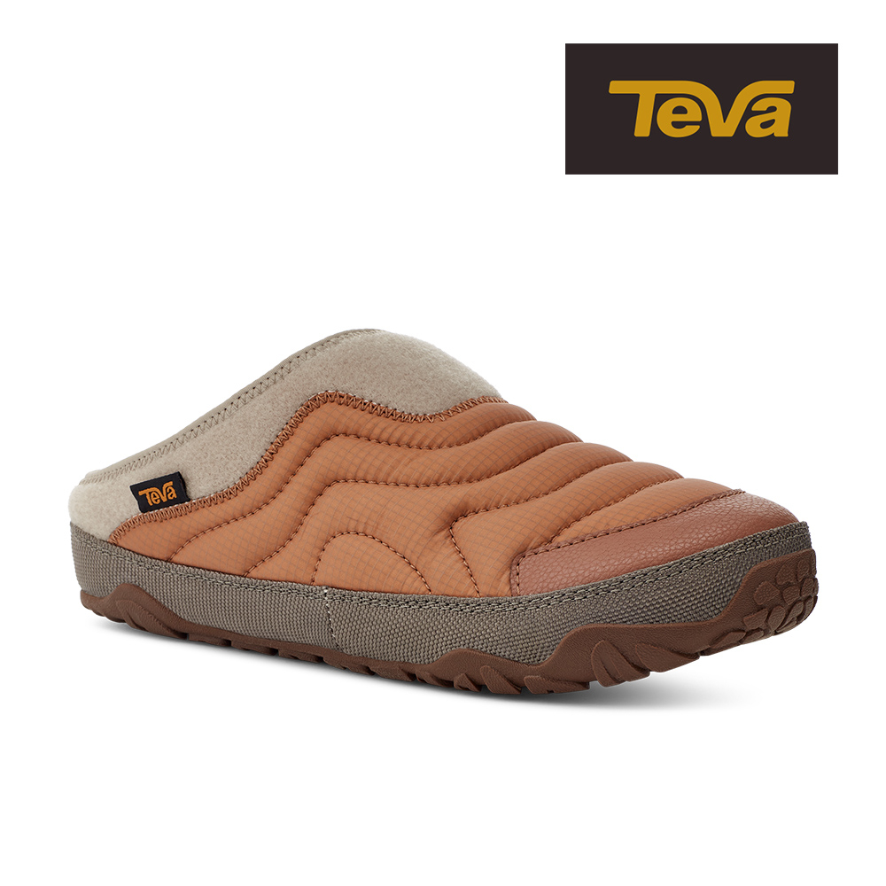 【TEVA】男/女/中性菠蘿麵包鞋 防潑水 半拖鞋/穆勒鞋/休閒鞋/懶人鞋-ReEmber Terrain 獅子黃(原廠