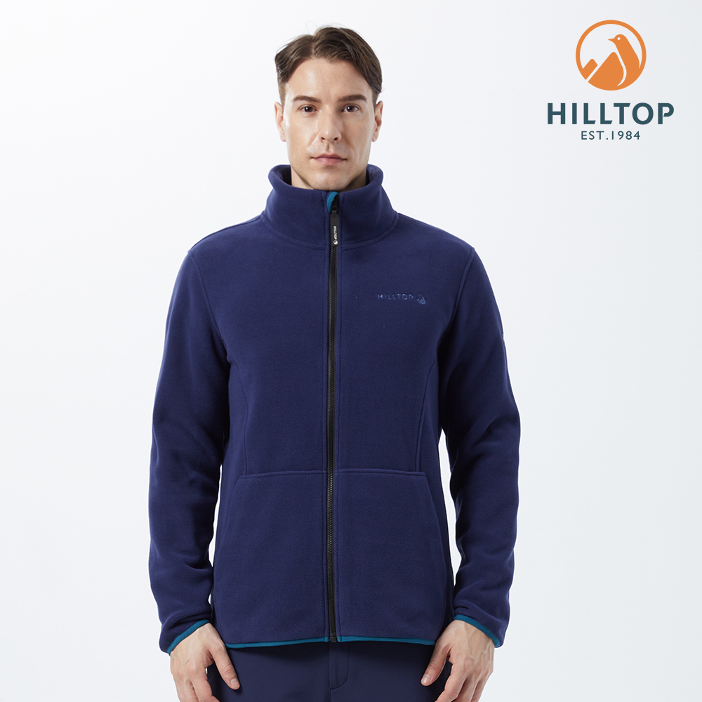 【HILLTOP山頂鳥】 Polartec® 男款輕量吸濕快乾外套 藍｜PH22XMY8ECE0