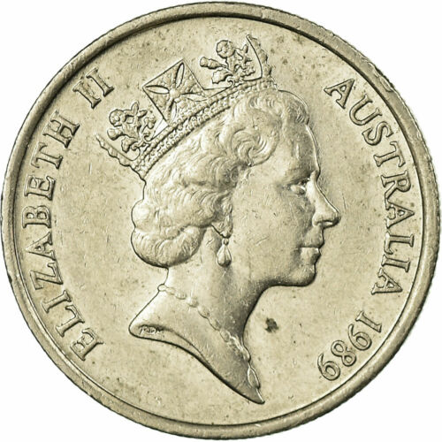 【全球硬幣】澳洲 Australia 1989 5cents澳大利亞錢幣 5分