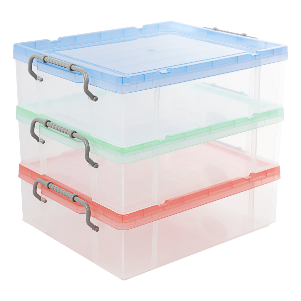 MIT 15L 彩色掀蓋整理箱（三入組） 聯府 K015 強固型   聯府 收納箱 置物箱