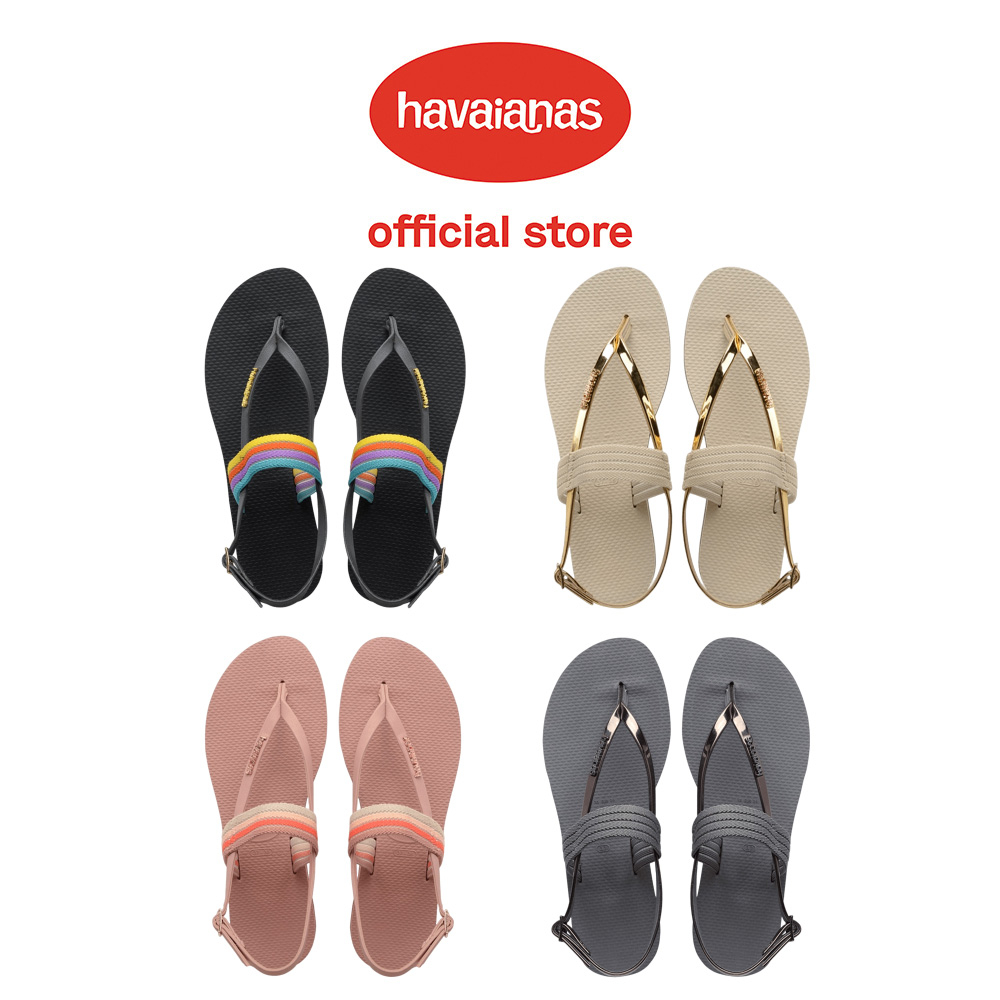 Havaianas哈瓦仕 You Floripa 涼鞋 拖鞋 金屬鞋帶 彈力鬆緊 共4色