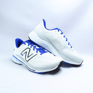 New Balance 860 Fresh Foam X 男慢跑鞋 4E楦 M860F13 白x藍