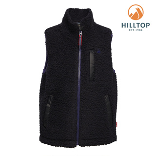 【HILLTOP山頂鳥】Hilltop Fleece 童款保暖搖粒絨刷毛背心 深藍｜PH25XC10ECE2