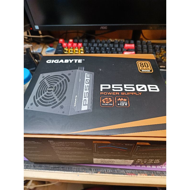 gigabyte p550b 銅牌 二手 550w 電源供應器 power