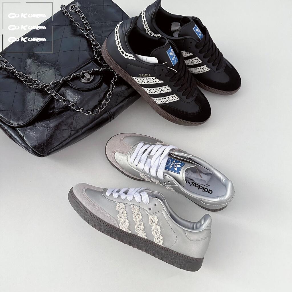Adidas Originals Samba OG 銀色 粉霧公主 灰銀 芭蕾 德訓鞋 板鞋 B75806 B75807