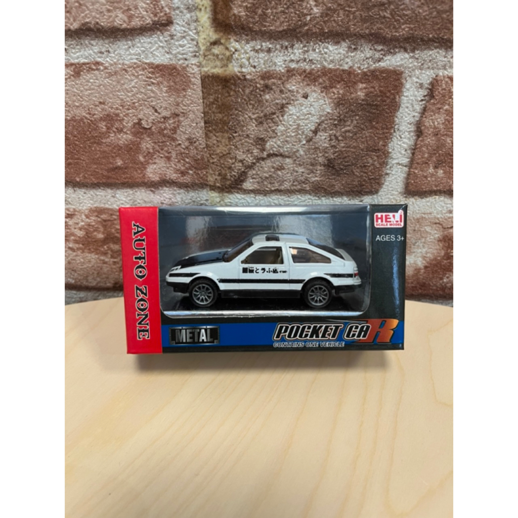 特價㊣POCKET CAR AE86造型 合金迴力車 小汽車 模型 玩具車 復古車 頭文字D 回力車