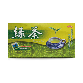 《萬年春》防潮綠茶茶包2g*100入/盒 無糖茶包 有線有標、無鋁釘茶包