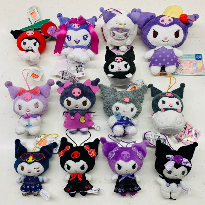 ❤Lika小舖❤庫洛米綜合 日本帶回 全新正版現貨 三麗鷗景品玩偶布偶娃娃吊飾 庫巴 酷洛米 巴庫