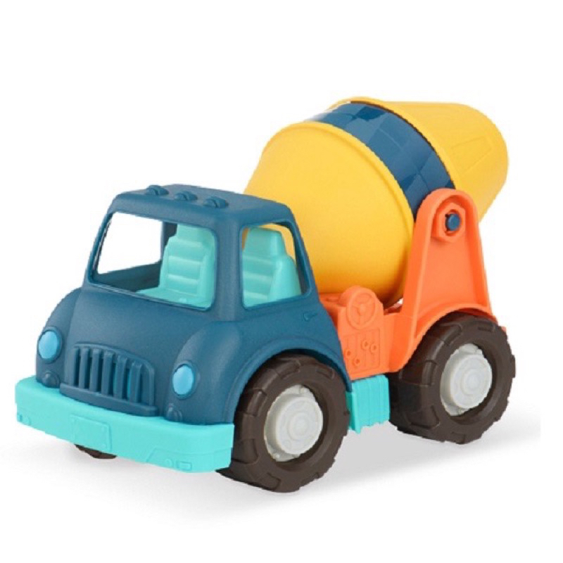 美國B.toys感統玩具 大車款-圓周綠水泥車