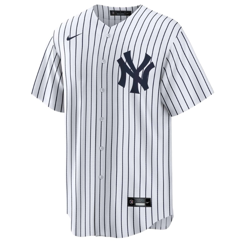 [全新]MLB紐約洋基球衣Nike New York Yankees White Home Replica Jersey