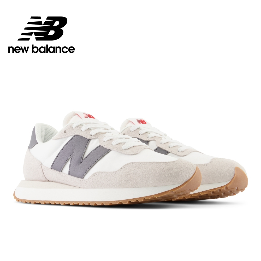 [狗爹的家] new balance MS237CT 白 城堡灰 男女 復古運動鞋