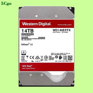 5Cgo.【含稅】WD/西部數據 WD140EFFX 14TB 3.5寸 紅標網絡存儲NAS伺服器企業級7.2k