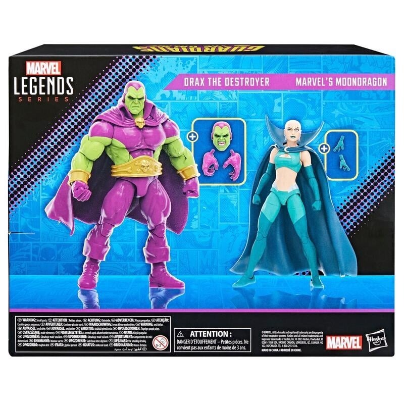 全新現貨 Marvel Legends 漫威 6吋 漫畫版 星際異攻隊 毀滅者德克斯 月龍 雙人包