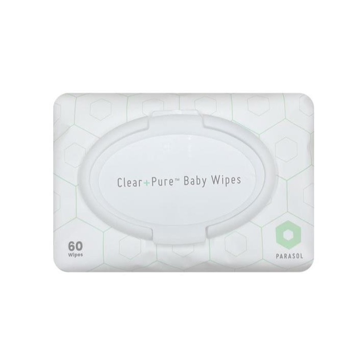Parasol Clear+Pure 極厚天然肌護濕紙巾60抽-單包入|濕巾|柔濕巾|彌月禮【麗兒采家】