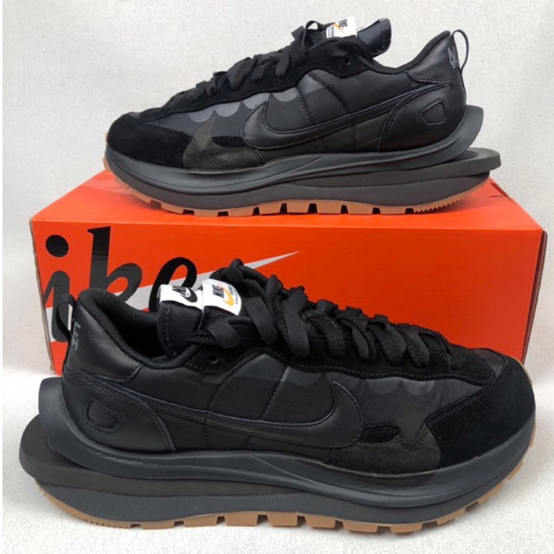 【DREAM | 潮流選物】Sacai x Nike Vaporwaffle 黑生膠 黑棕 奶油底