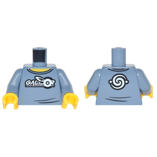 LEGO 樂高 973pb2820c01 砂藍色 身體 衣服 長袖 毛衣 6202299 70620 MOC
