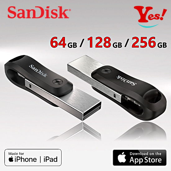 【Yes！公司貨】SanDisk iXpand GO 64G 128GB iPhone iPAD OTG iOS USB