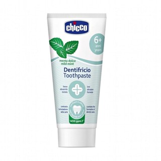 Chicco 兒童木醣醇含氟牙膏50ml(蘋果香蕉/水果草莓/鳳梨水果/薄荷)/無氟牙膏50ml(水果草莓/蘋果香蕉)