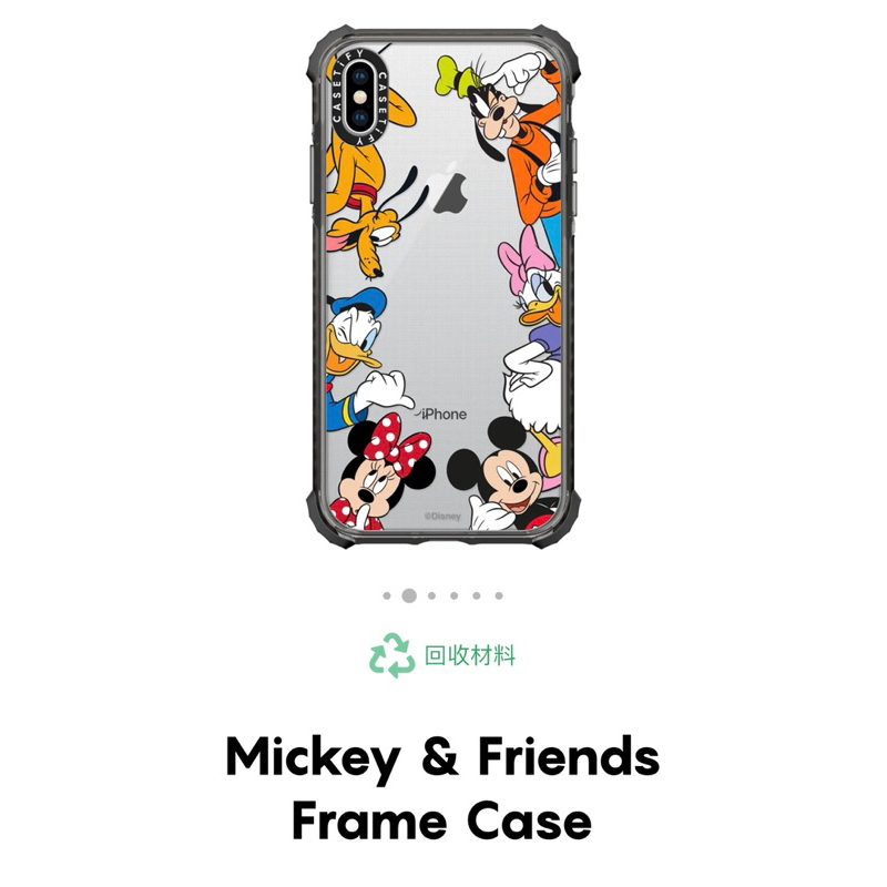 Casetify Mickey &amp; Friends Frame Case 保護殼IPhone XS Max
