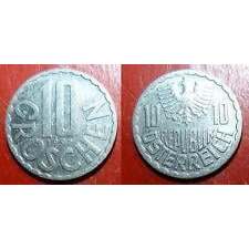 【全球硬幣 】奧地利1992年10 Groschen，Austria ，罕見 AU