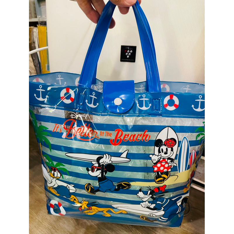 ✨現貨不用等✨日本正版 Disney pvc 防水提袋 多啦a夢 防水提袋 手提袋