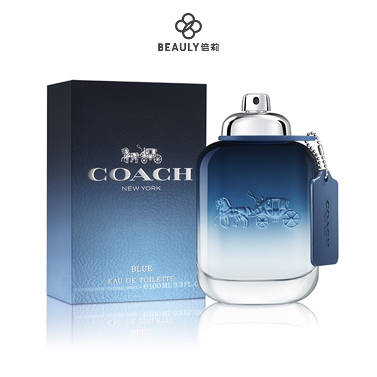 Coach 時尚藍調 男性淡香水 40ml/60ml/100ml 《BEAULY倍莉》精緻包裝 精美包裝 禮物包裝