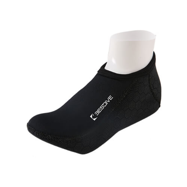 《Bestdive》- 3mm保暖超彈布面短筒襪套 黑白兩色(【IDiver海怪水下】公司貨